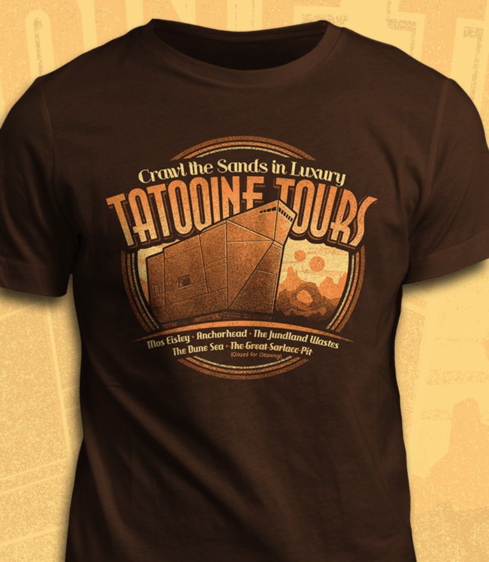 Tatooine Tours Star Wars T Shirt Men S Unisex Etsy