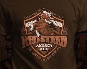 Red Steed Amber Ale - The Legend of Zelda T-Shirt - Men's / Unisex & Women's Fit