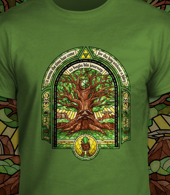 Condenseren Bukken Politie The Deku Tree the Legend of Zelda T-shirt Men's / - Etsy