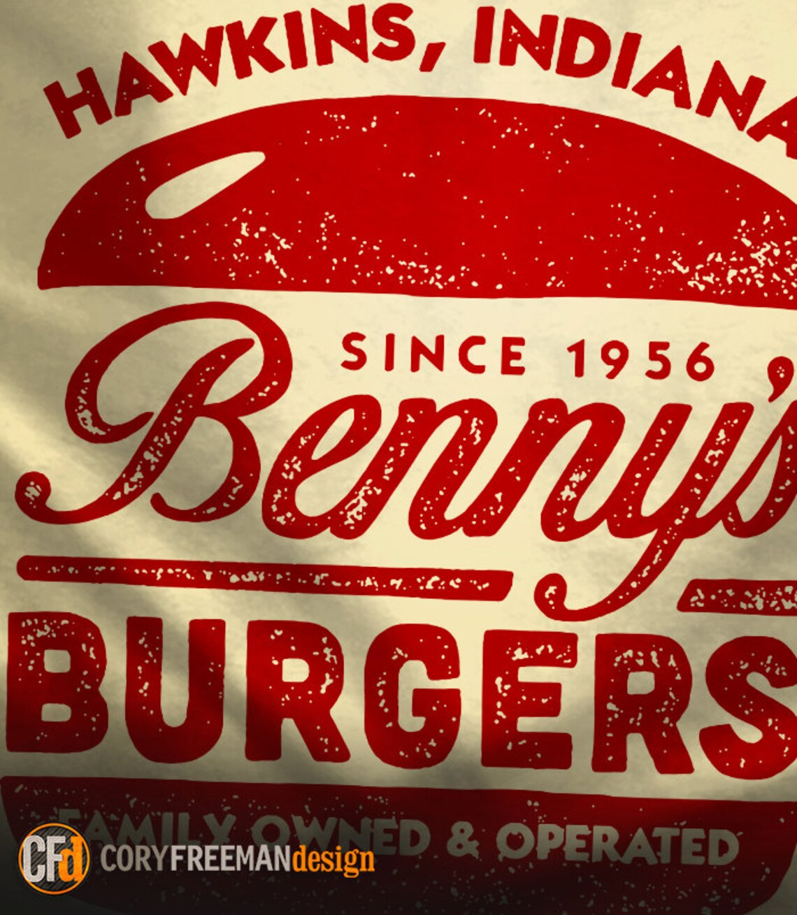 Benny's Burgers T-Shirt Men's / Unisex &amp; | Etsy