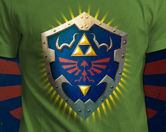 Hylian Shield - The Legend of Zelda T-Shirt - Men's / Unisex & Women's Fit