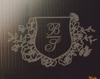 Custom Names Bride and Groom Wedding Logo Gobo Light Projection, Logo, or Sign Design