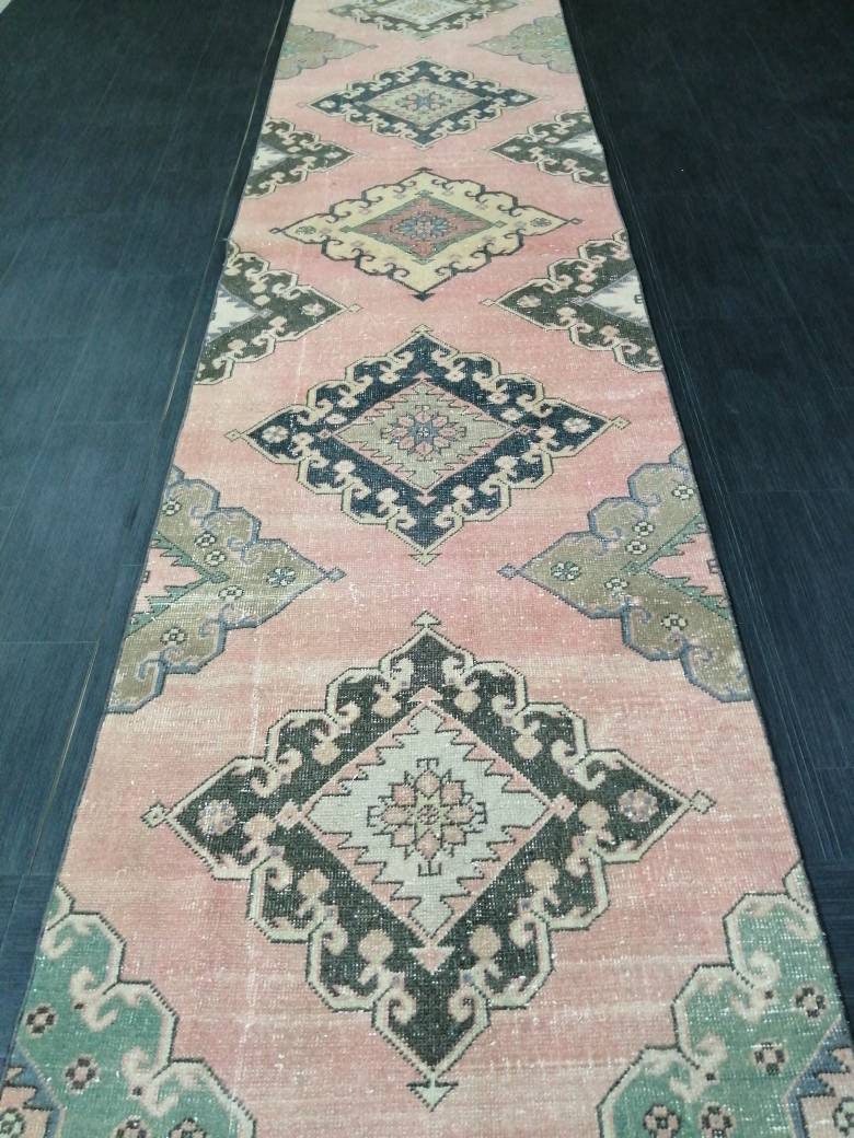 落ち着いたヴィンテージランナーラグ 2.9 x 13 ヴィンテージペルシャ