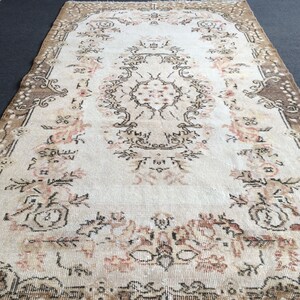 Rug, MUTED Rug, Oushak Rugs, Rustic Rugs, Boho Rug, Vintage Rugs, Turkish Rugs Runner, Farmhouse Rug, Vintage Rugs, 6 x 4 ft Rugs