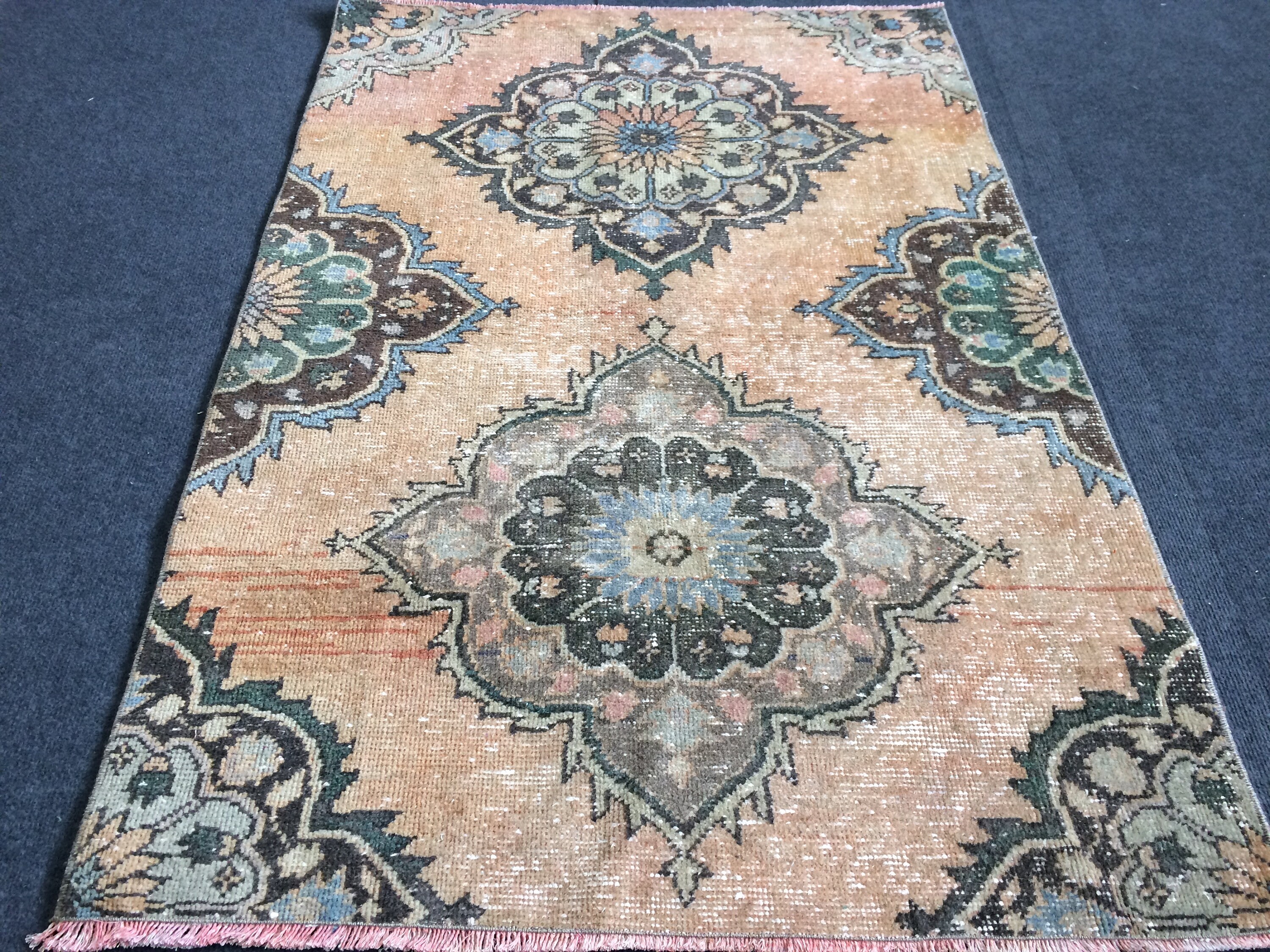 Mini Rug Small Area Rug Turkish Rug Oushak Rug Hand Made Rug | Etsy