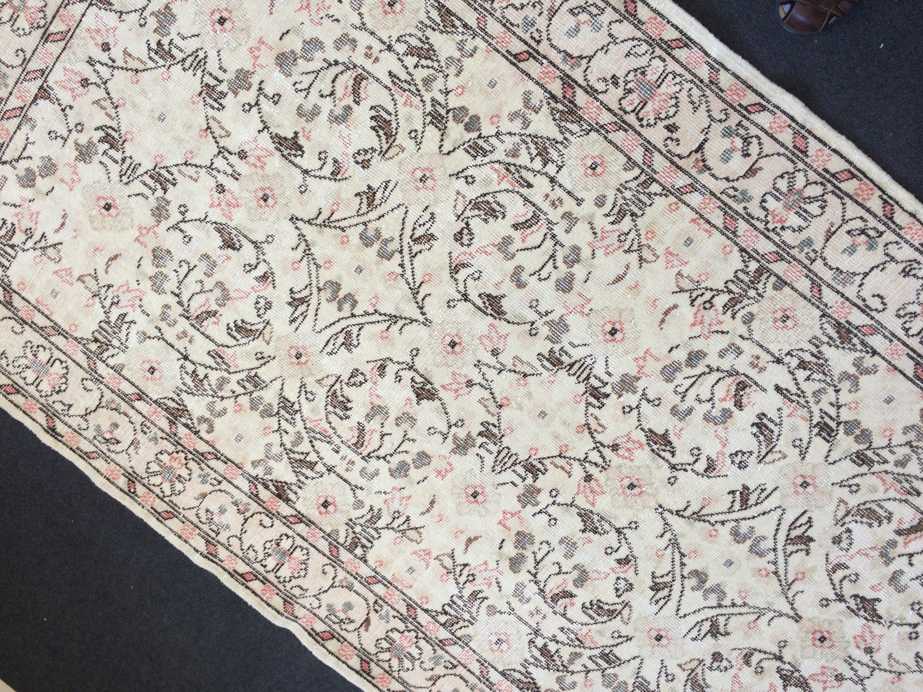 Vintage Living Room Rug Wool Pile Rug TURKISH HAND MADE Etsy