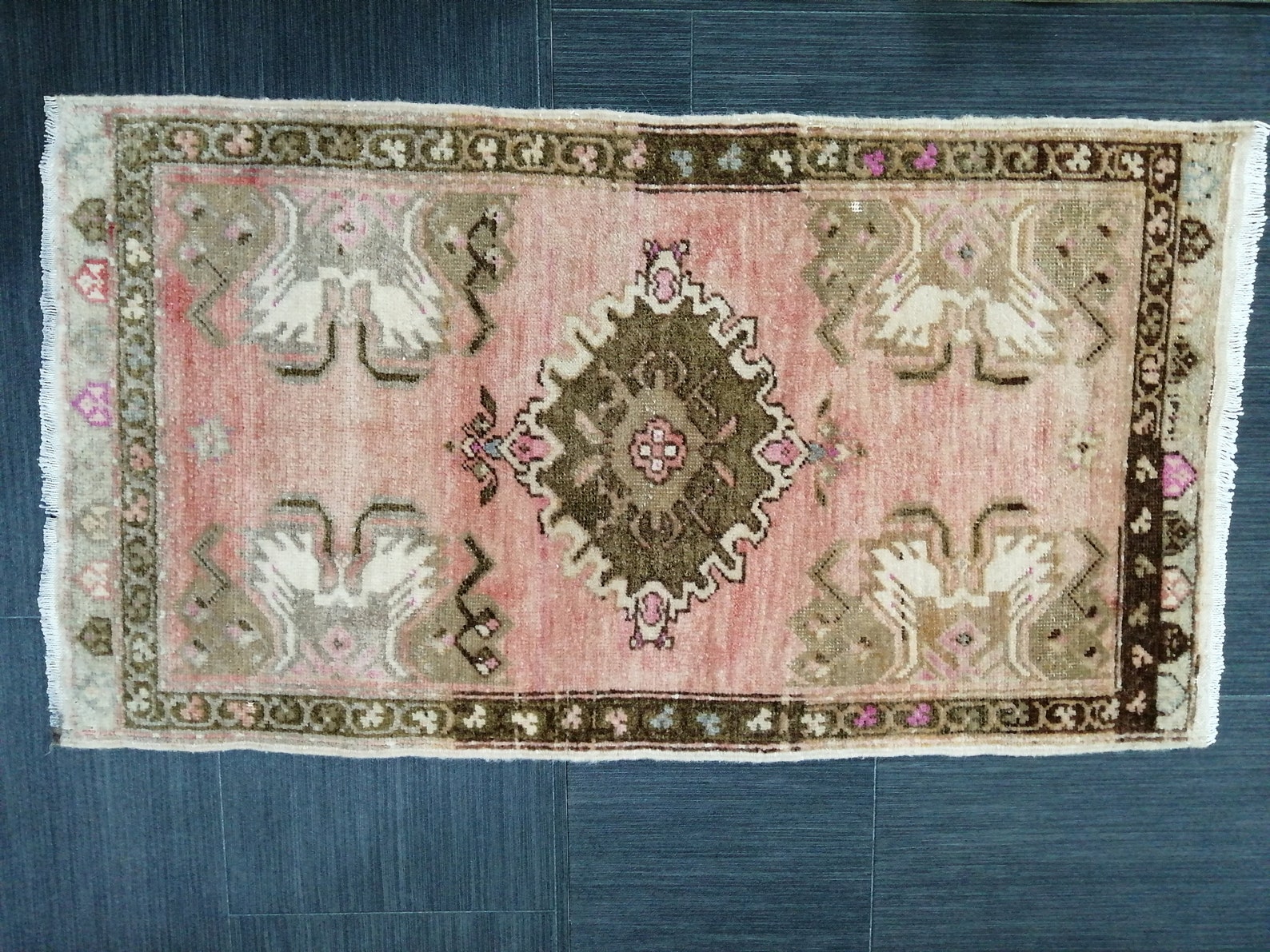 Turkish Rug Small Small Turkish Rug Mini Rug Small Area Rug Turkish Rug Oushak - Etsy