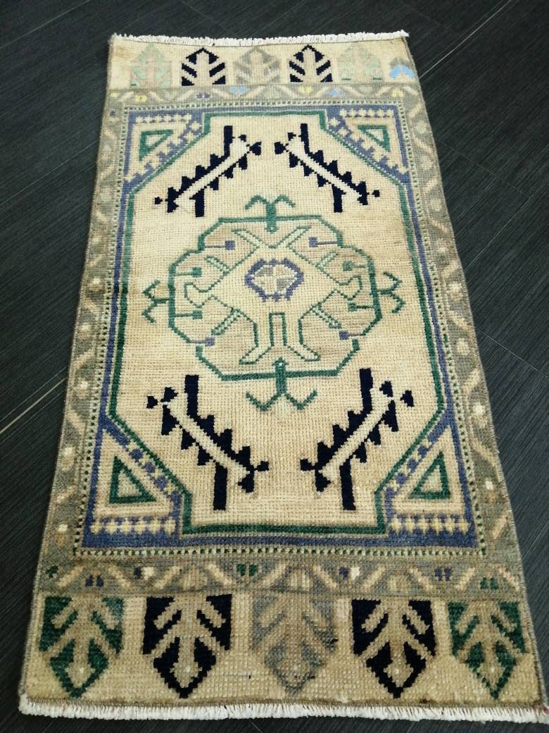 Vintage Turkish Rug Mini Rug Small Area Rug Pink Turkish Rug Etsy