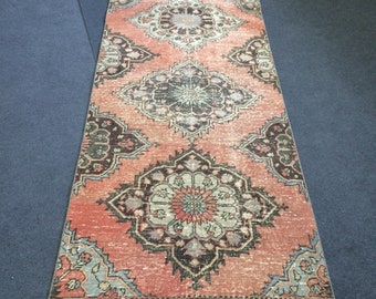 3x13 Turkish Runner Tappeto Oushak Runner Tappeto Vintage Runner Tappeto Corridoio Runner Tappeto