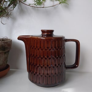 Vintage70er Jahrgang Kaffeekanne Teekanne feuerfeste Kanne 650ml mid century