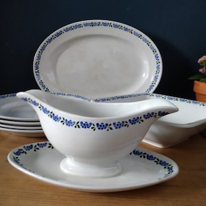Villeroy & Boch antiker Tafelservice für 4 Personen, Dresden, Dekor 674 – Eleganz und Tradition in jedem Detail