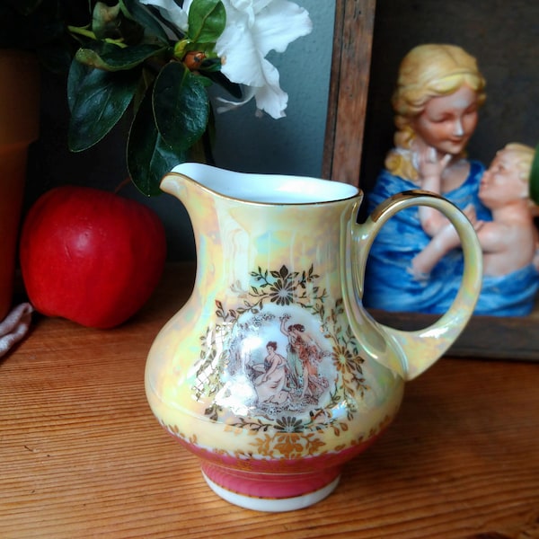 Vintage Thüringen Porzellan Milchkännchen mit Perlmutt sep spe spezialporzellan eisenberg Kännchen shabby chic