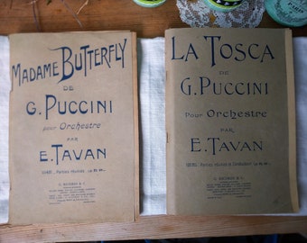 La Tosca and Madame Butterfly by G. Puccini. Pour Orchestra by E. Tavan. Salon Orchestra