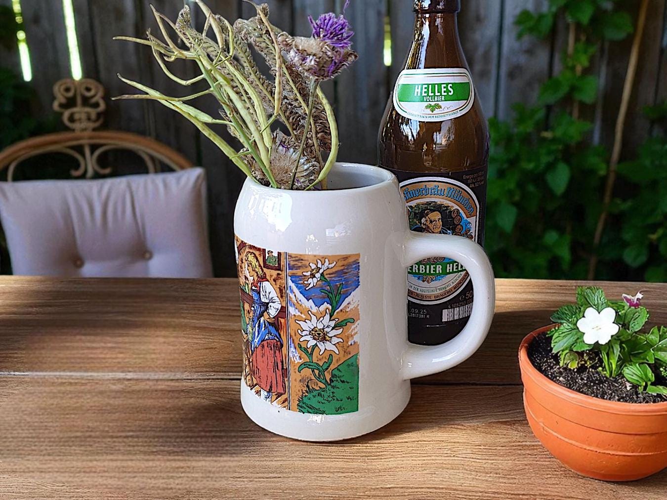 ヴィンテージビールジョッキとトースト Prosit – 東ドイツの懐かしい