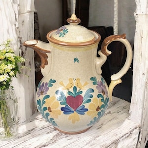 Villeroy and Boch V&B Kirmes coffee pot teapot antique farmhouse decor 1700ml