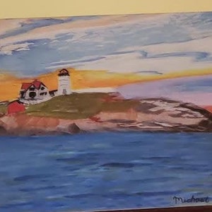 Cartes pour notes du phare de Nubble (Cape Neddick York, Maine)