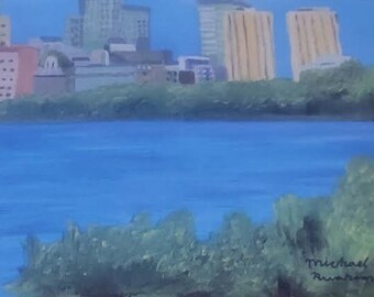 Charles River in Boston  MA