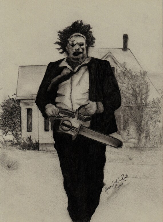 japan card business printing Etsy 1974 Leatherface