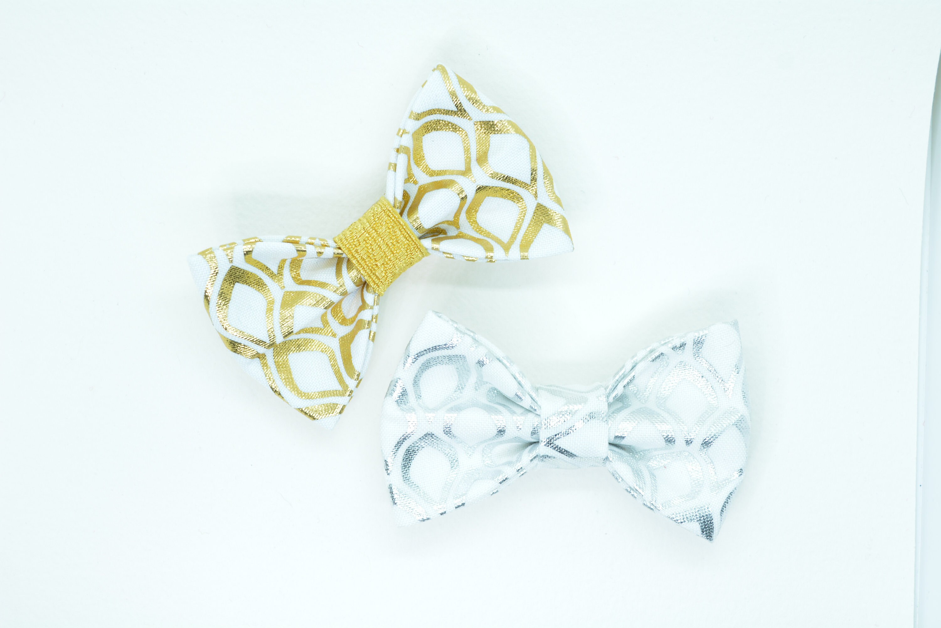 Cat bow tie 'Cleopatra' gold / silver bow tie for collars ...