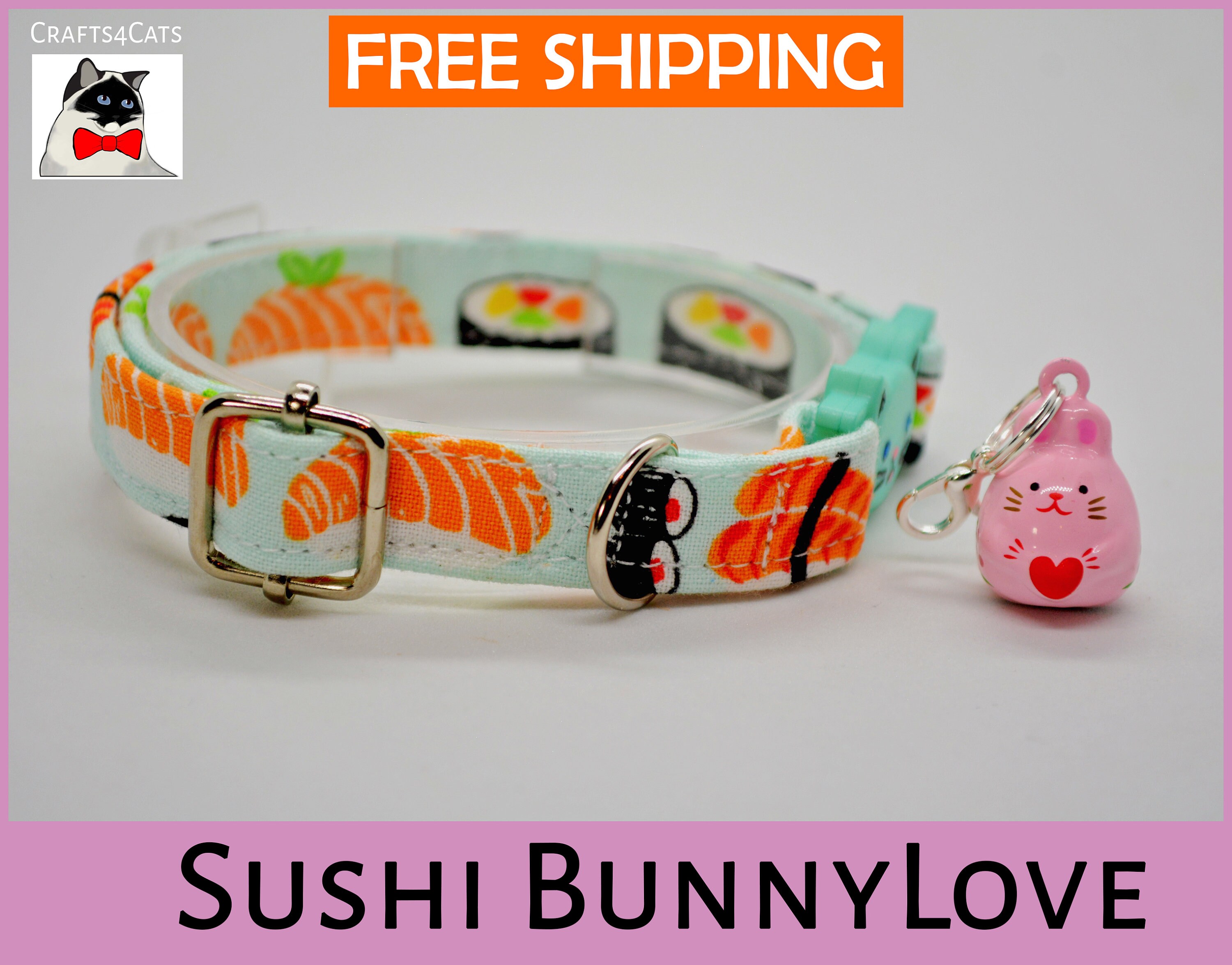 sushi kitten collar