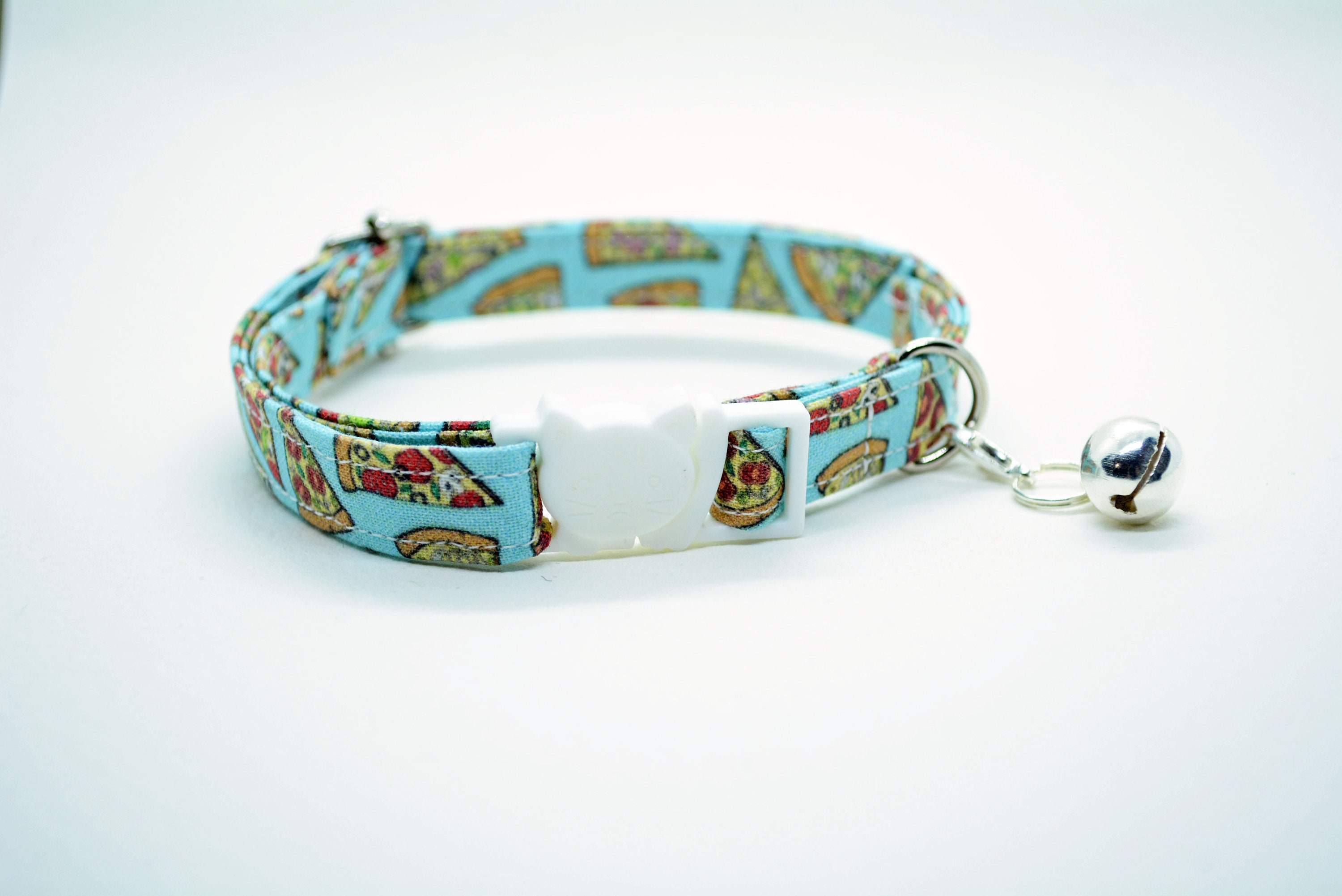 Cat Collar // Pizza Cat Collar // Kitten Collar Cat Collar Etsy