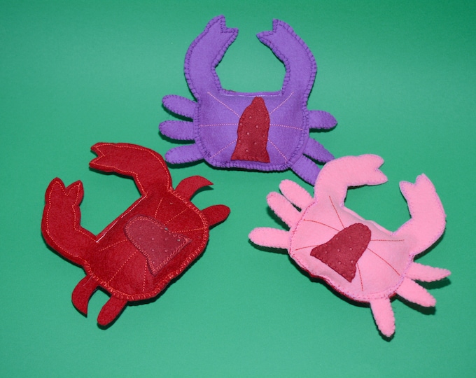 Featured listing image: Christmas toys for cats - Large crabs toys for cats & kittens with catnip, Christmas lobster