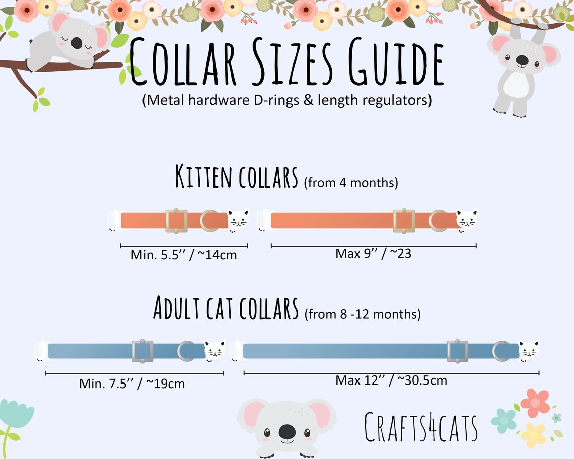 Cat Collar Breakaway // Carrots // Cat Collar Kitten Collar Etsy