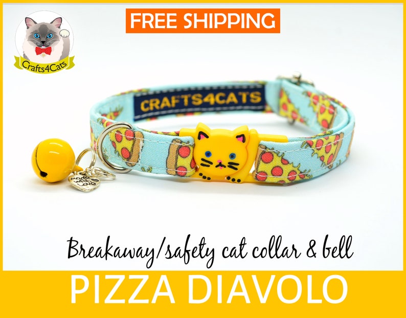 pizza cat collar