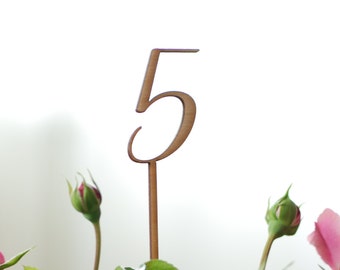 Table numbers, Wedding table numbers, Blank table numbers, DIY party, Rustic wedding decor, Lasercut wood numbers, TN-5