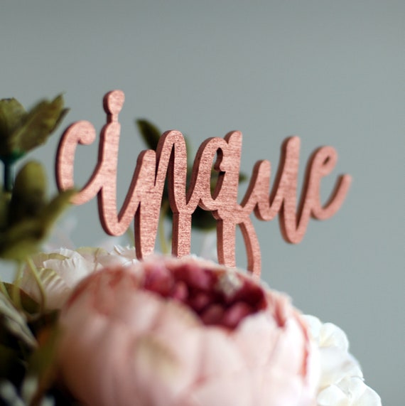 Wood Table Numbers In Italian Wedding Table Numbers Table Etsy