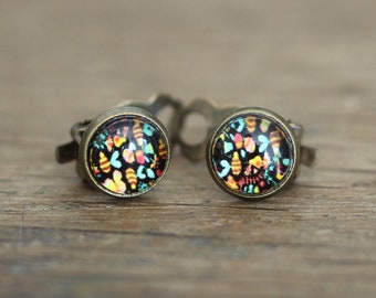 mini clip-on earrings / THE SPRING / 7 mm small