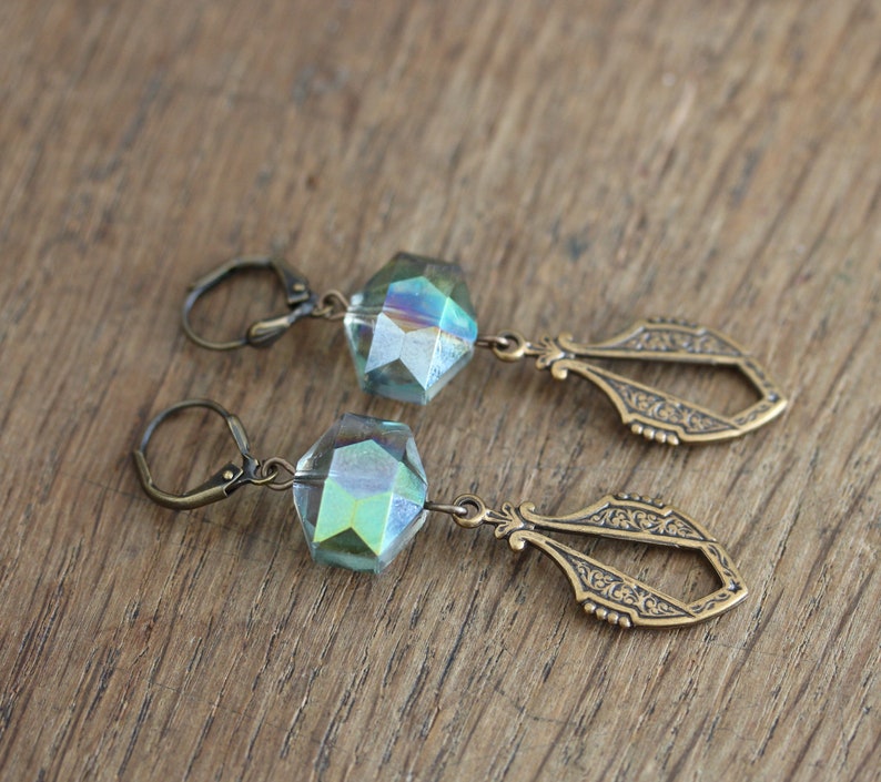 Earrings /ANASTASIA/with crystal immagine 4