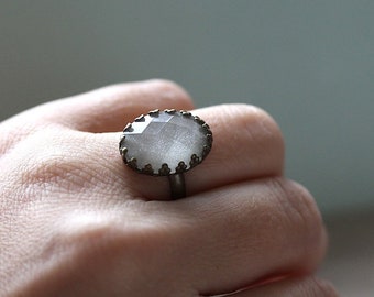 Ring "ICEBERG" adjustable