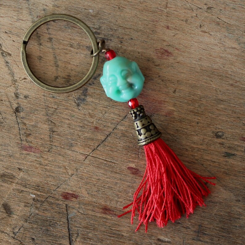 vintage key ring Taschenbaumler / BUDDHA / image 2