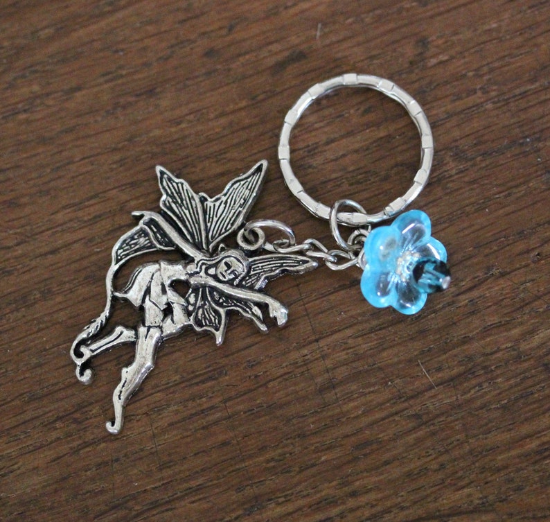 Beautiful key ring / elf / lucky charm Etsy France