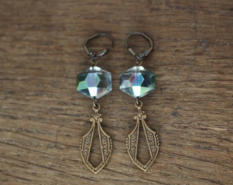 Earrings /ANASTASIA/with crystal