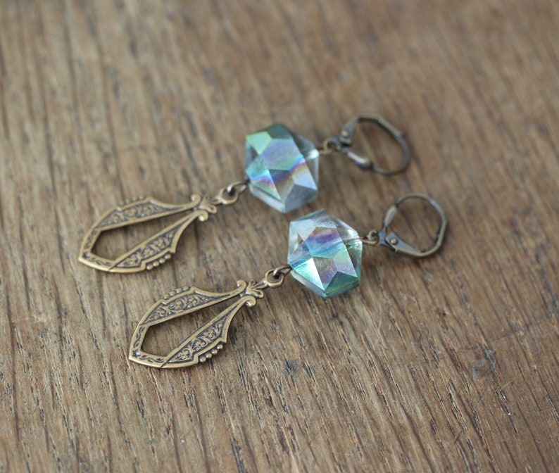 Earrings /ANASTASIA/with crystal immagine 2