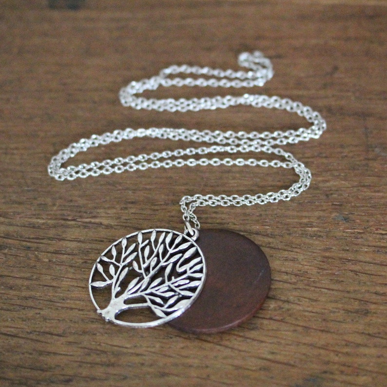 Necklace / OLIVE GROVE / Tree of Life silver image 1