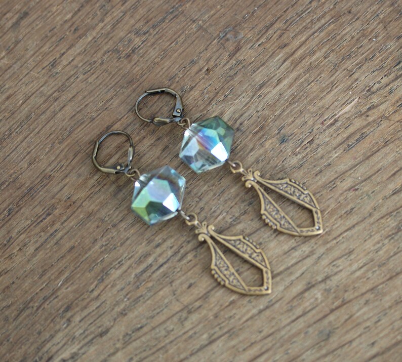 Earrings /ANASTASIA/with crystal immagine 3