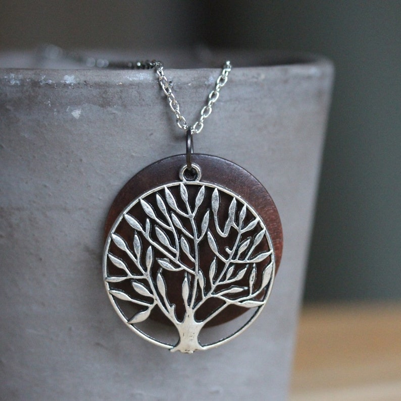 Necklace / OLIVE GROVE / Tree of Life silver image 2