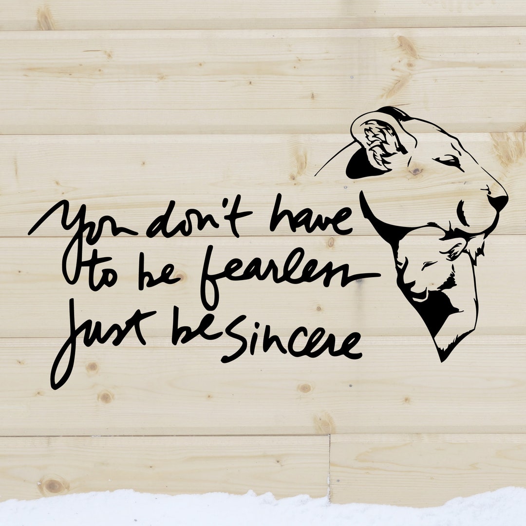 Be Sincere Svg and Png - Etsy