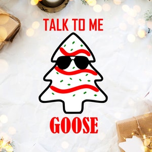 Talk to me Christmas Tree Cake svg png