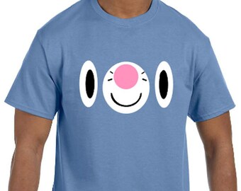 Popplio Face Pokemon Go Cosplay Parody T-Shirt * Sizes YXS - 5XL* Ladies Sizes * Sun and Moon Starter * Mystic * Valor * Instinct