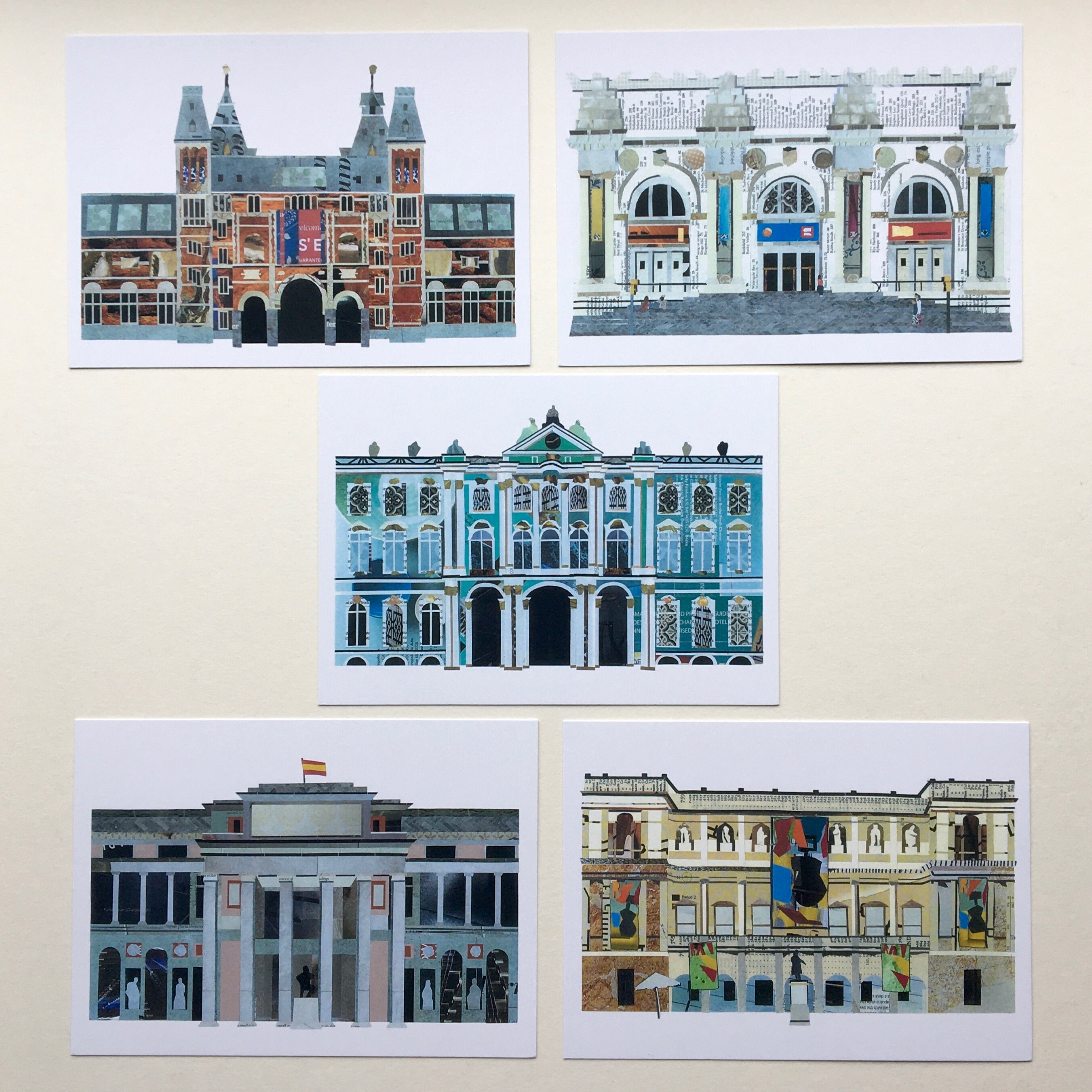 Art Gallery Postcards/ Museum Postcards/ Architecture Etsy