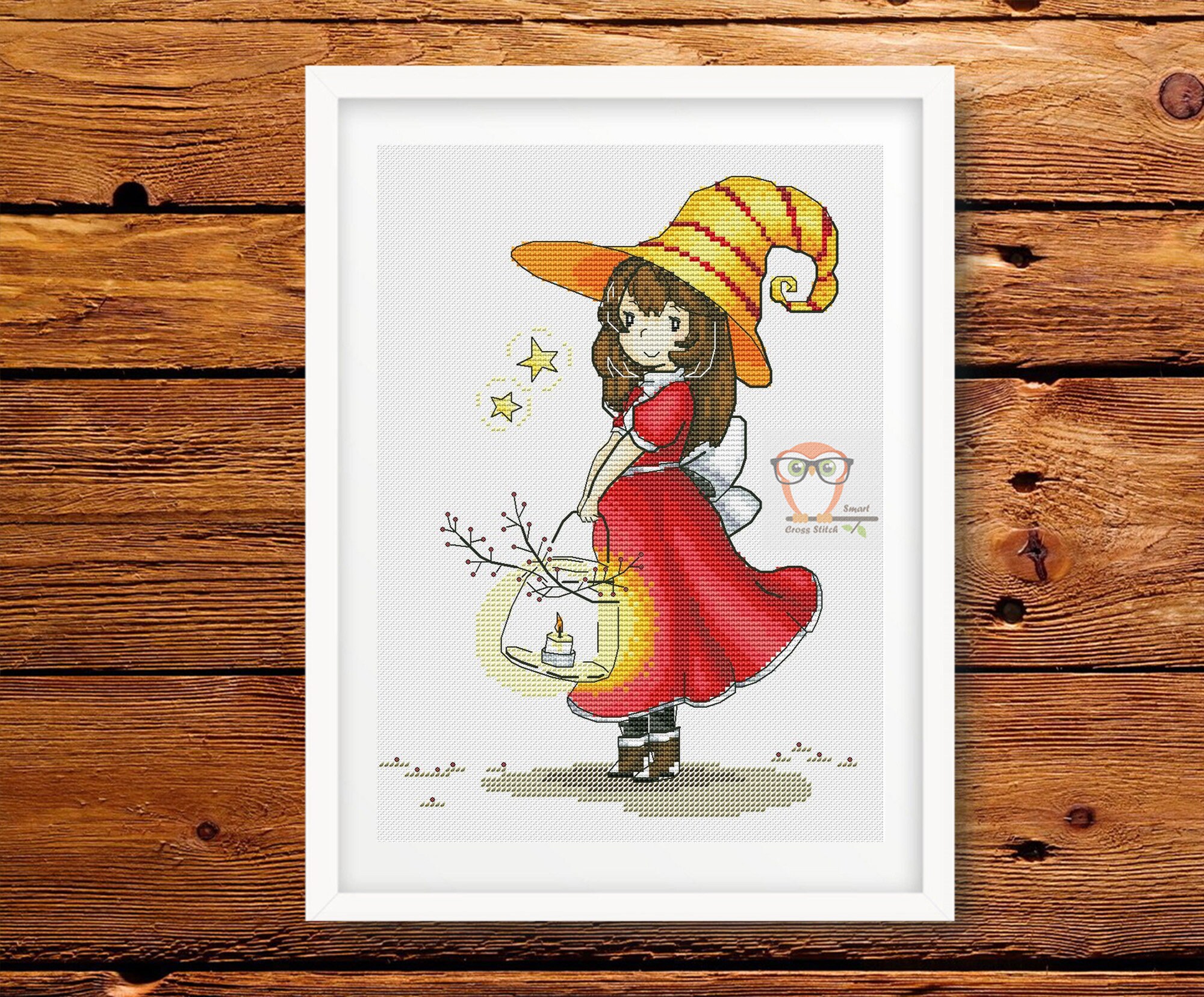 Firefly Cross Stitch Halloween Pattern Nursery Fantasy | Etsy