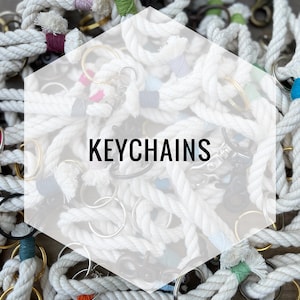 Rope Key Chains - Nautical Keychian, birthday gift