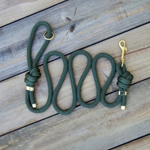 VENTURE LEASH: water resistant, climbing rope, durable, hiking leash, rope dog leash/lead, colorful, custom
