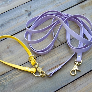 Biothane Long Line Dog Leash, 5/8 inch Width Extra Long leash, Recall Lead Waterproof, Leather Alternative, Durable, Easy to Clean
