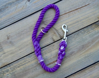 Traffic Dog Leash/Lead: All Natural Cotton Rope Traffic Leash