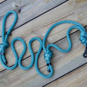 VENTURE Leash W/ TRAFFIC HANDLE: water resistant, 2 handle dog leash durable, hiking leash, rope dog leash/lead, dog training lead
